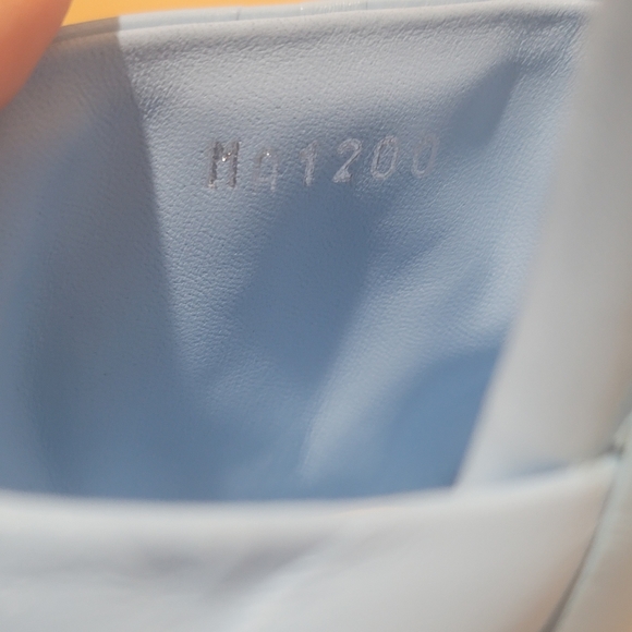 Louis Vuitton Blue Revival 2in Heel Monogram Leather Mule Sandal - Picture 14 of 14